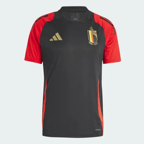 België trainingsshirt 2024-2025 - Zwart/Rood