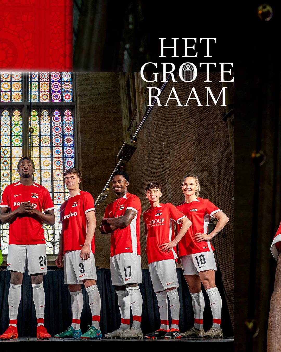 AZ thuisshirt 2024-2025 geïnspireerd Het Grote Raam