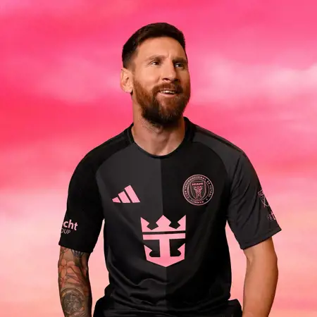 Inter Miami CF uitshirt 2025-2026 heeft half-om-half design