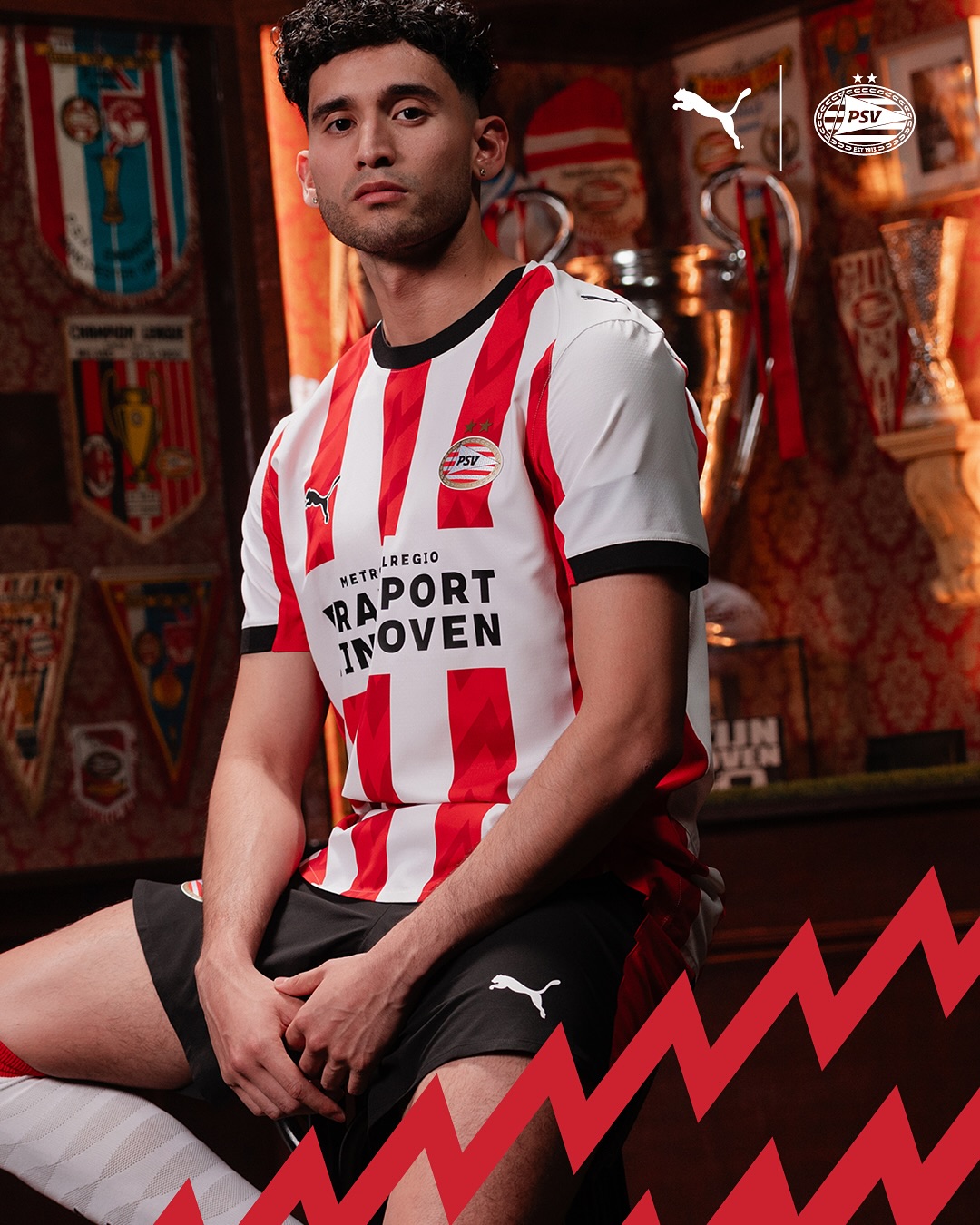 PSV thuisshirt 2025-2026 straalt energie uit!