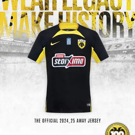 Dit zijn de AEK Athene voetbalshirts 2024-2025