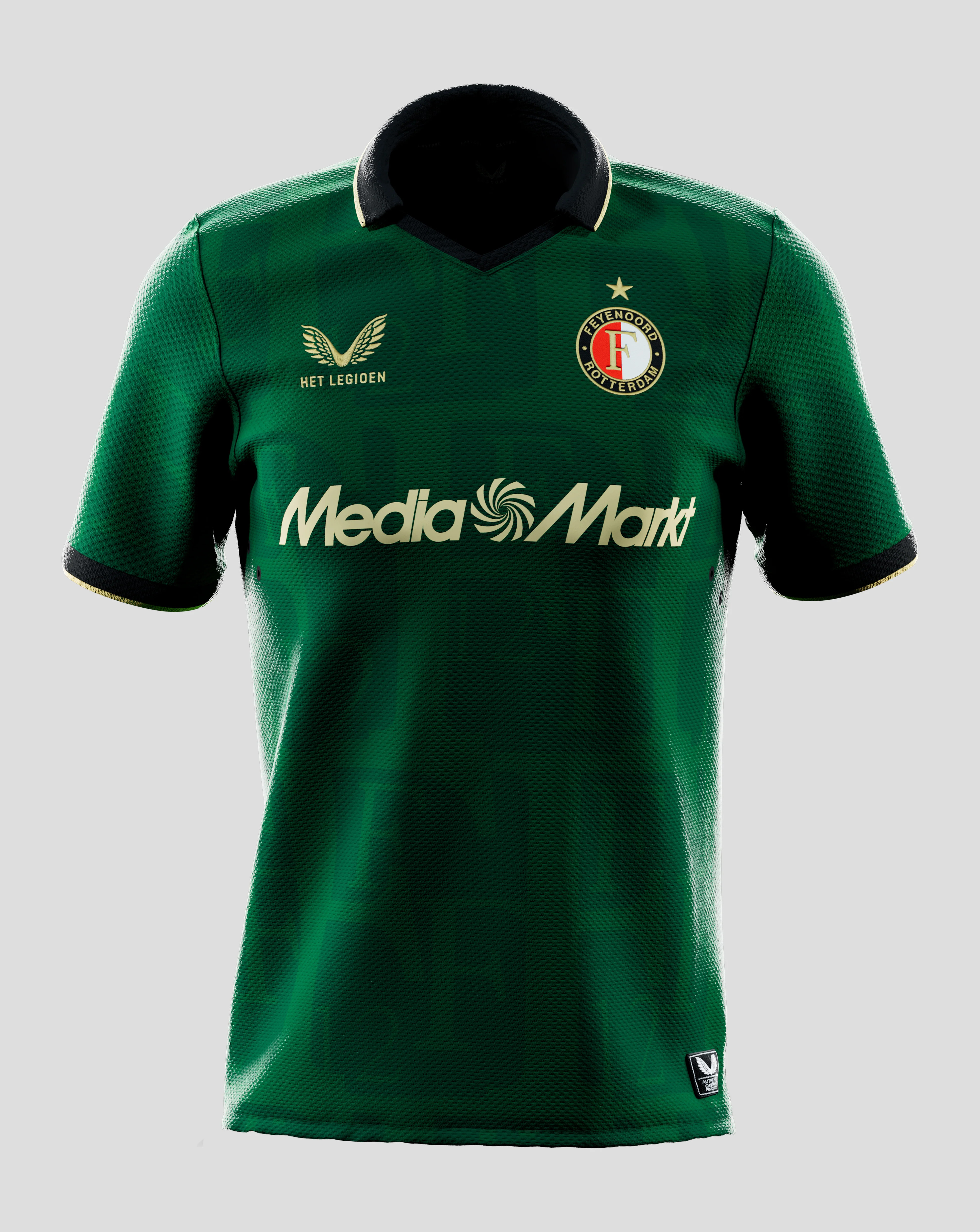 Feyenoord 4e shirt 2025-2026 omgedoopt tot Het Twaalfde Shirt