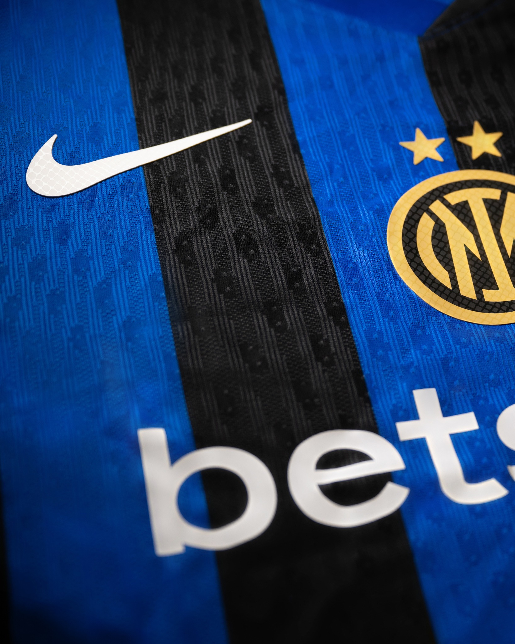 Inter Milan thuisshirt 2024-2025 eerste shirt met twee sterren!
