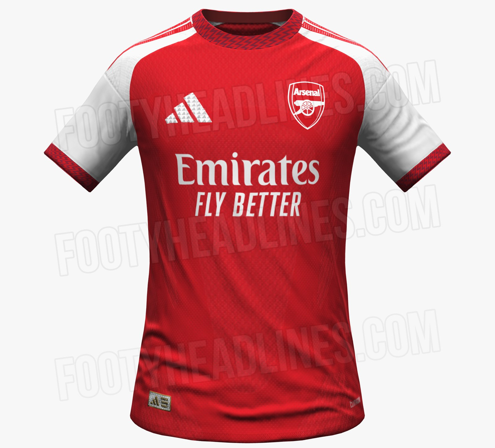 Arsenal thuisshirt 2026-2027 uitgelekt