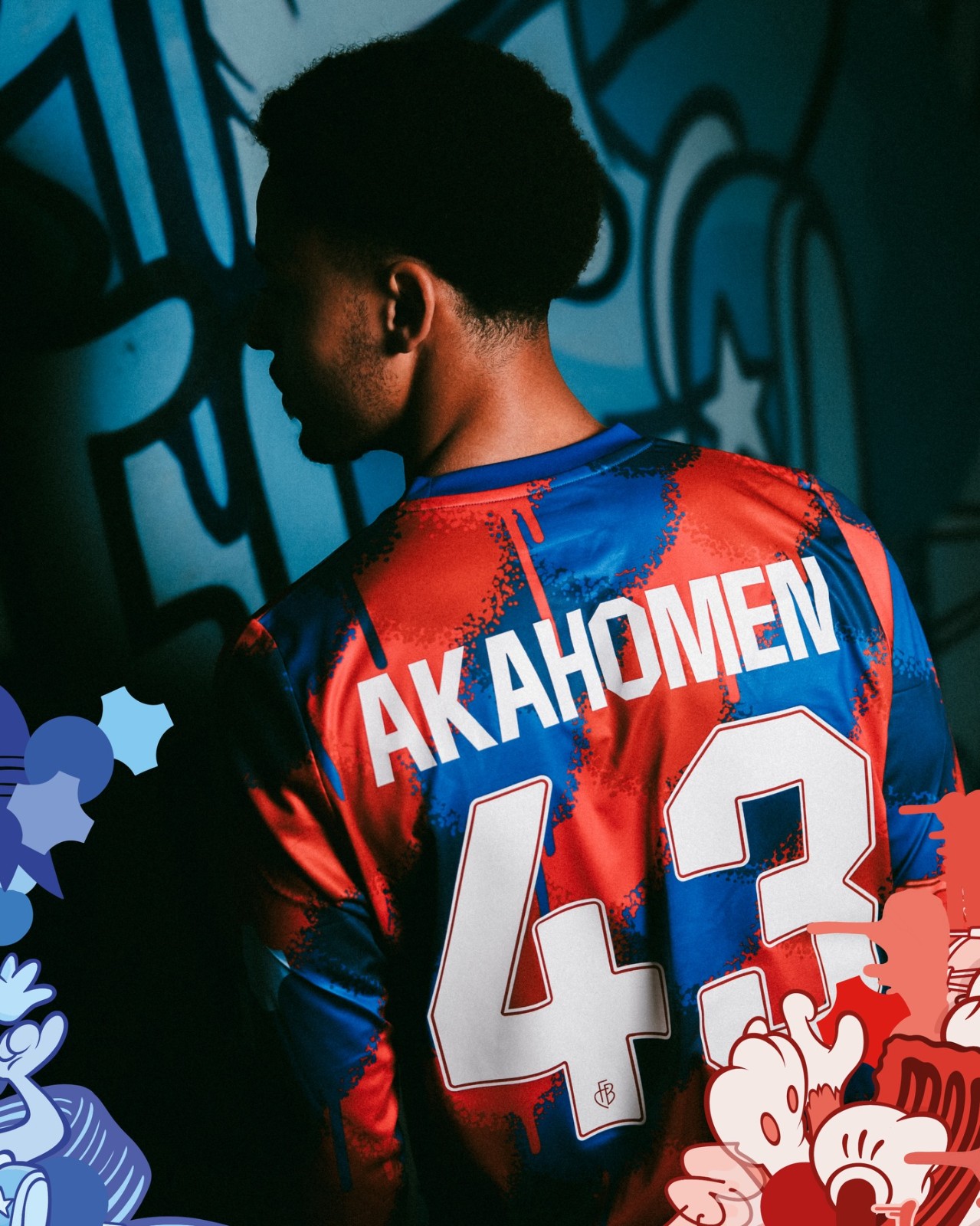 FC Basel carnavalsshirt 2026-2027 geïnspireerd door Fasnacht