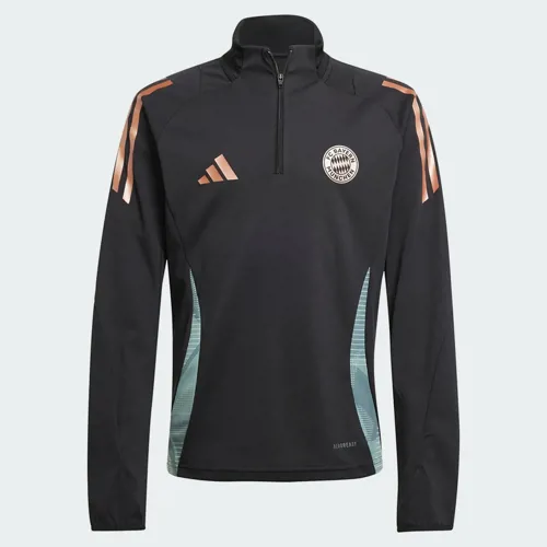 Bayern München training sweater kinderen 2025 - Zwart/Orange/Turquoise