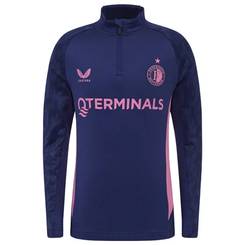 Feyenoord training sweater kinderen 2025-2026 - Navy/Roze