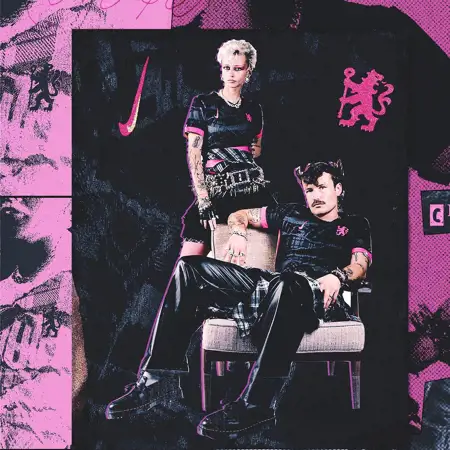 Chelsea 3e shirt 2024-2025 geïnspireerd door punk en rock jaren '70