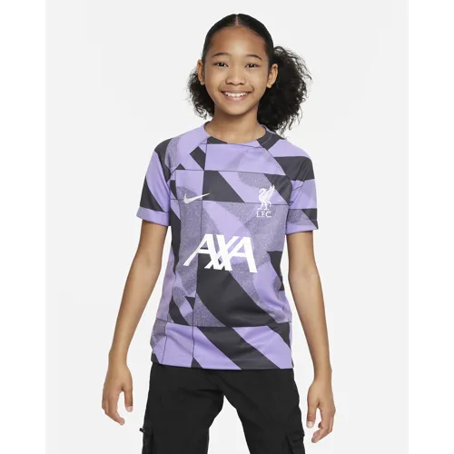 Liverpool warming-up shirt Europa 2023-2024 - Paars - Kinderen