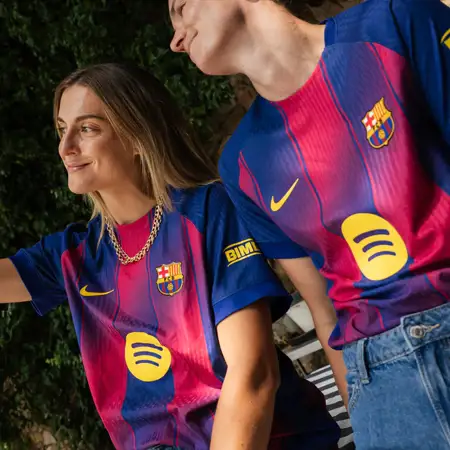 FC Barcelona thuisshirt 2025-2026 bevat flitsende Blaugrana banen!