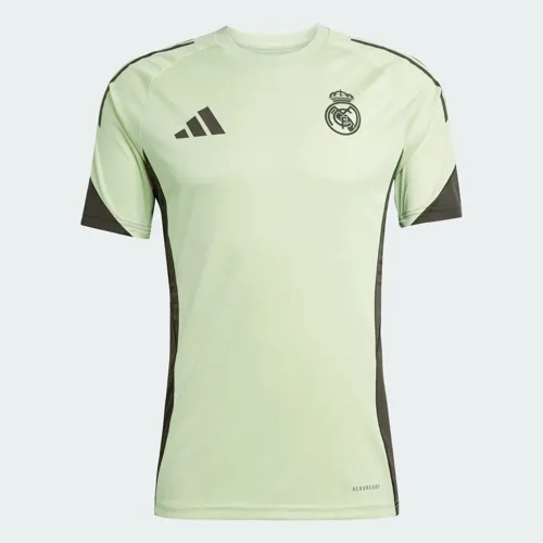 Real Madrid trainingsshirt 2025-2026 - Lime groen/Donkergrijs