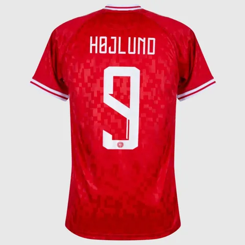 Denemarken voetbalshirt Højlund