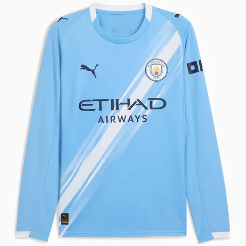 Manchester City voetbalshirt lange mouwen 2025-2026