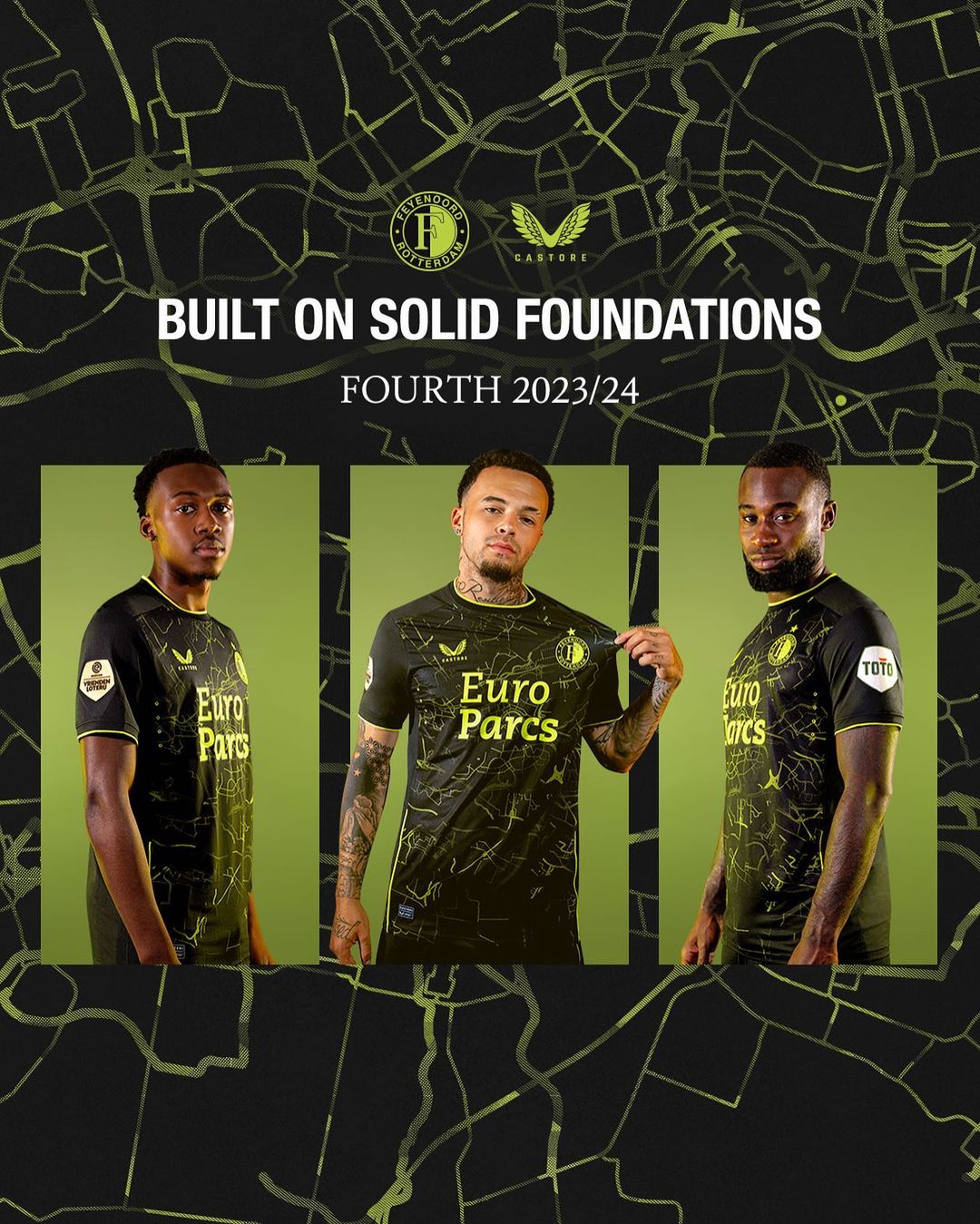 Feyenoord 4de voetbalshirt 2023-2024