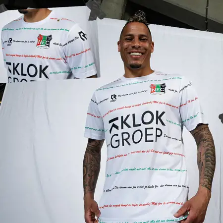 Dit is het N.E.C. Nijmegen bekerfinale voetbalshirt 2024