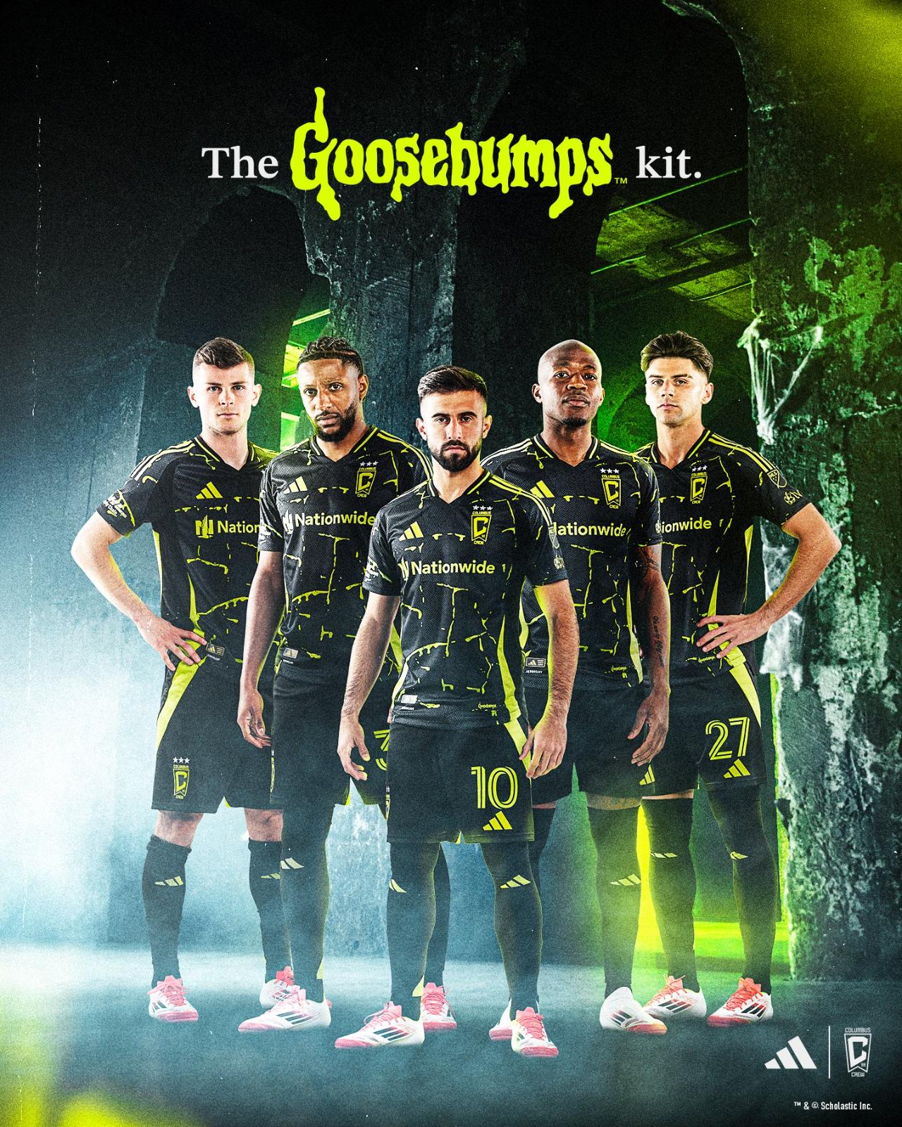 Columbus Crew uitshirt 2025-2026 geïnspireerd door The Goosebumps