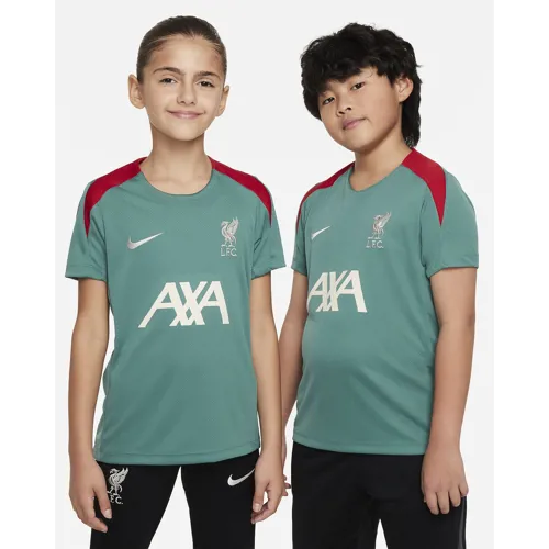 Liverpool trainingsshirt kinderen 2024-2025 - Groen/Rood
