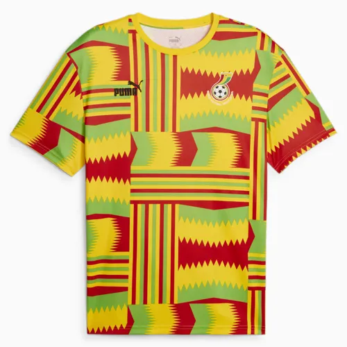 Ghana FtblCulture voetbalshirt - Geel/Rood/Groen