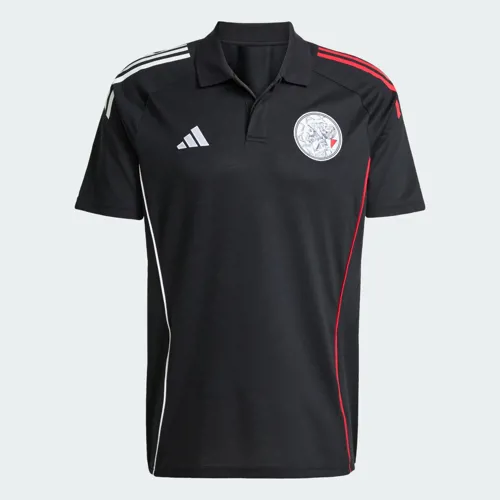 Ajax polo 2025-2026 - Zwart/Rood/Wit