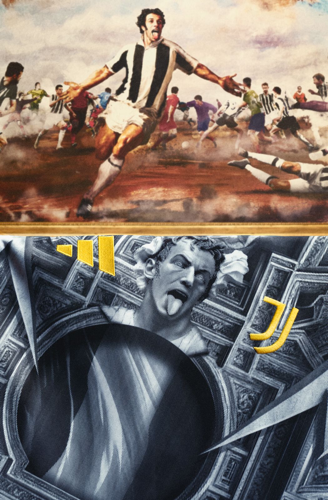 Juventus warming shirt en adidas Originals collectie eren Del Piero