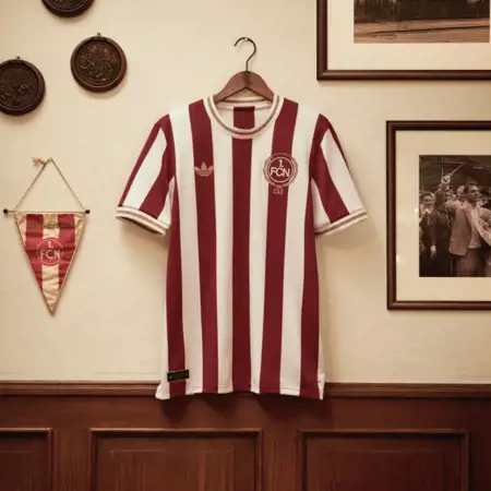 FC Nürnberg en adidas lanceren voetbalshirt ter ere 125 jarig bestaan