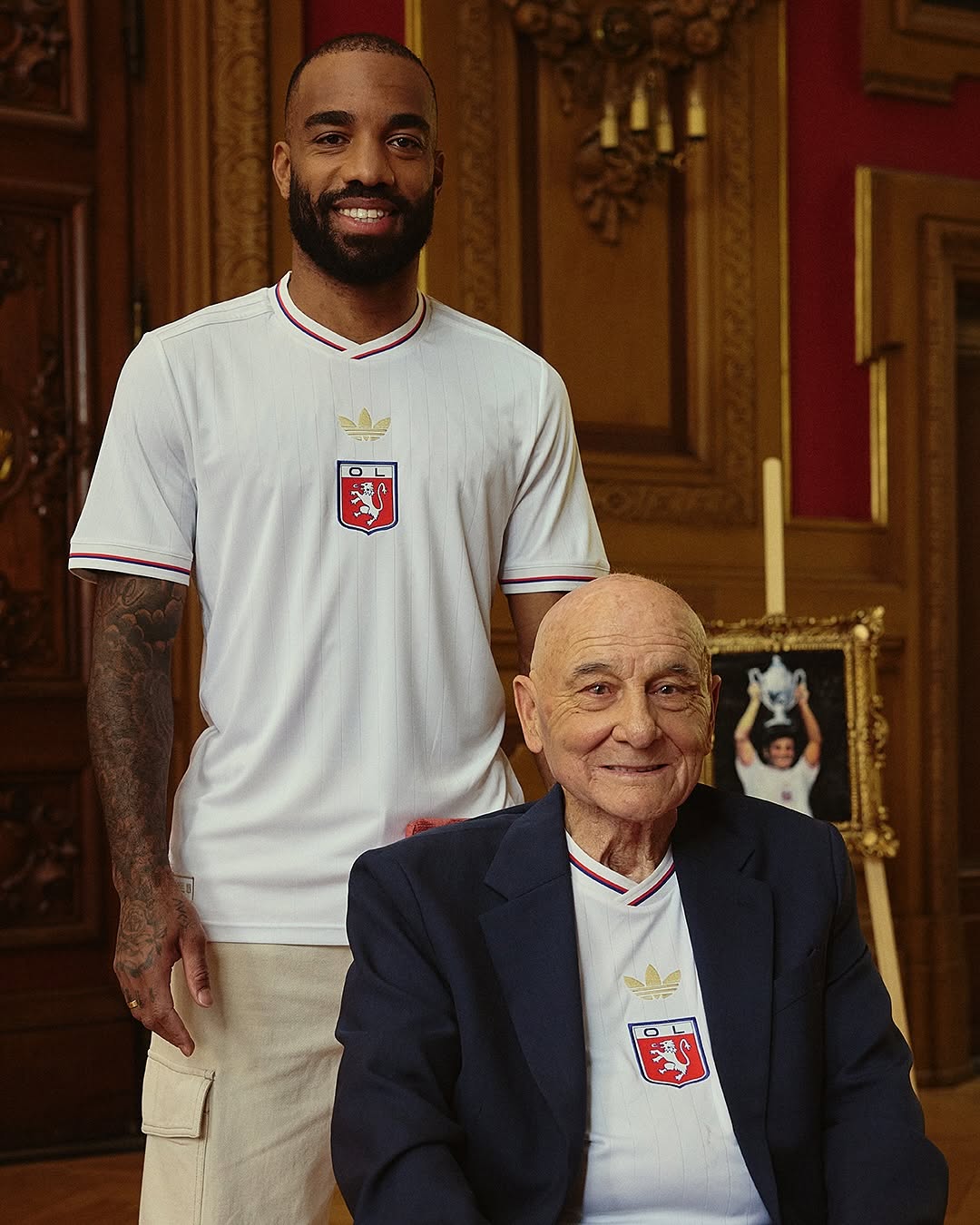 adidas lanceert Olympique Lyon voetbalshirt 75 jarig bestaan