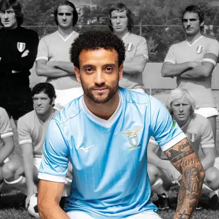 SS Lazio lanceert voetbalshirt ter ere winnen Scudetto 50 jaar geleden