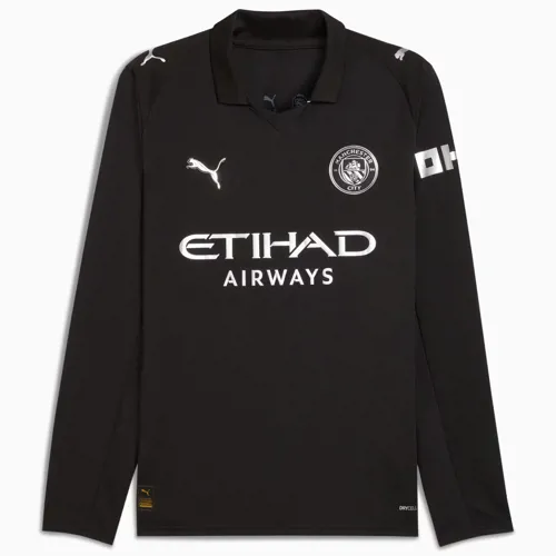 Manchester City uitshirt lange mouwen kinderen 2025-2026