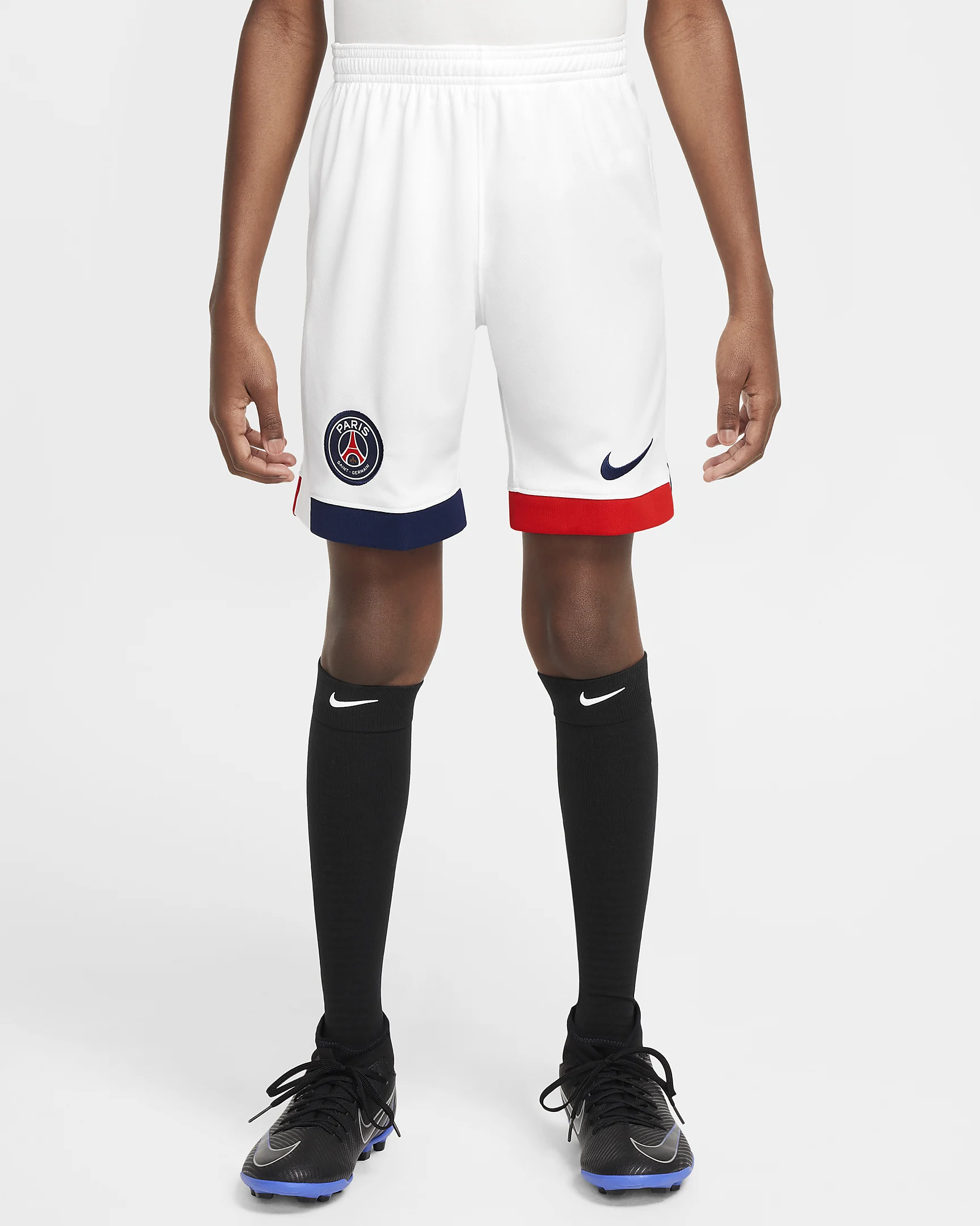 Paris Saint Germain voetbalbroekje uittenue 2024 2025 kinderen Voetbalshirts