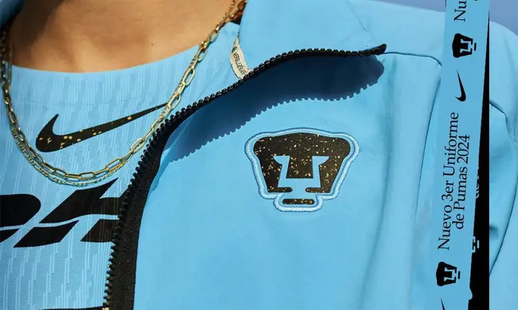 Pumas Unam 3e shirt 2024 heeft standaard Nike template