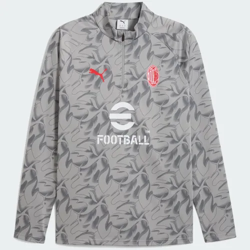 AC Mílan warming-up training sweater 2025-2026 - Grijs