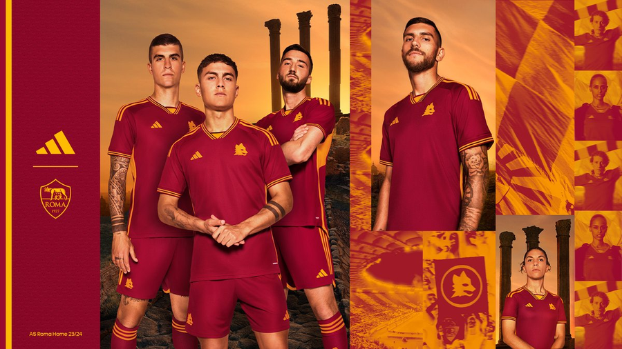 As Roma Voetbalshirts 2023 2024