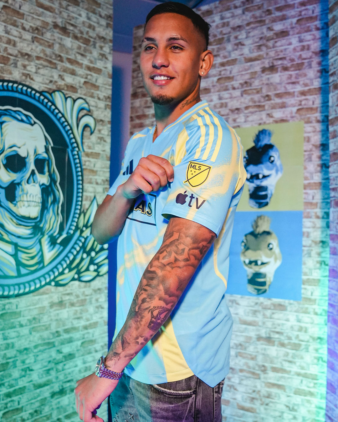 Philadelphia Union uitshirt 2025-2026 dondert en bliksemt!