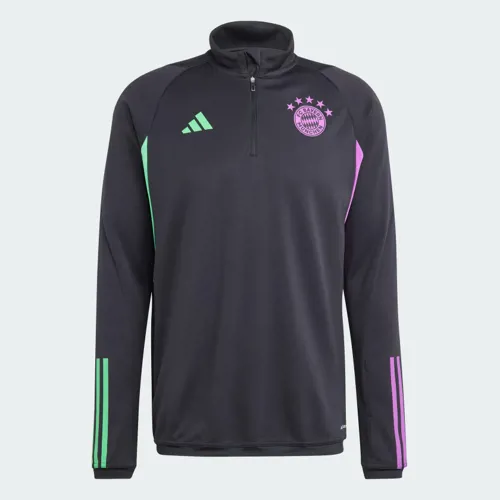 Bayern München training sweater 2023-2024 - Zwart/Paars/Groen