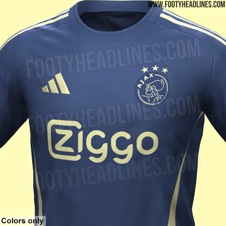 Dit is de kleur van het Ajax uitshirt 2024-2025