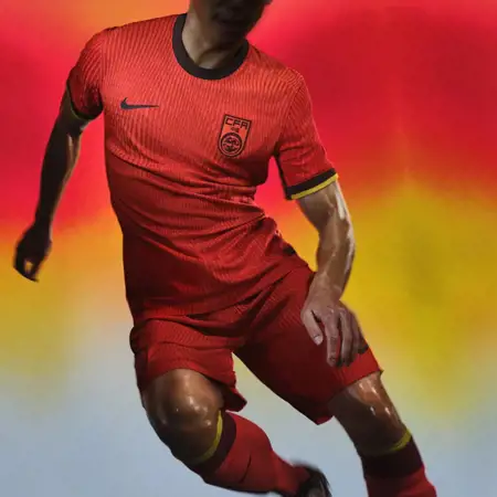China voetbalshirts 2024-2025 in teken vlag en hemelse rijk!