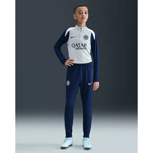 Inter Milan 1/4 zip trainingspak kinderen 2025-2026 - Aqua groen/Navy