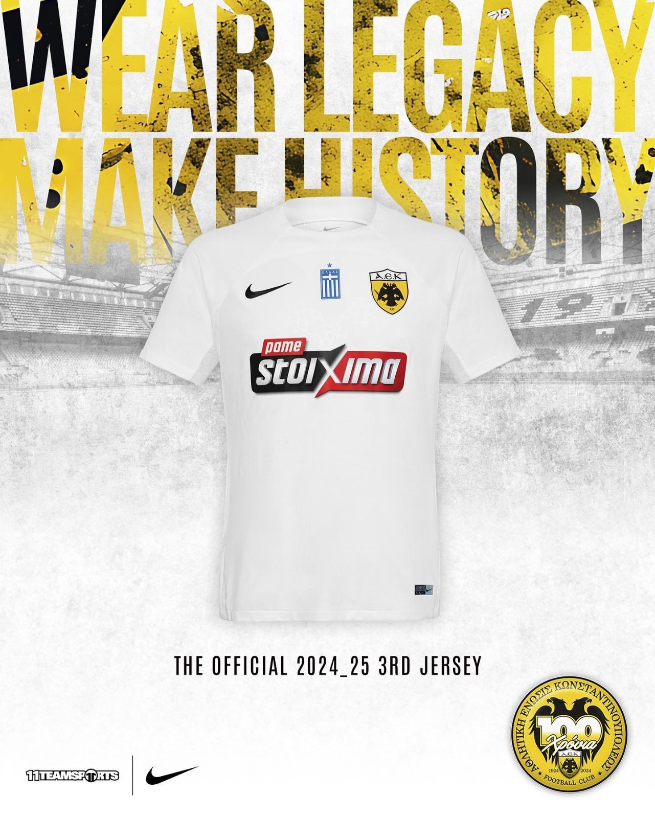 Dit zijn de AEK Athene voetbalshirts 2024-2025