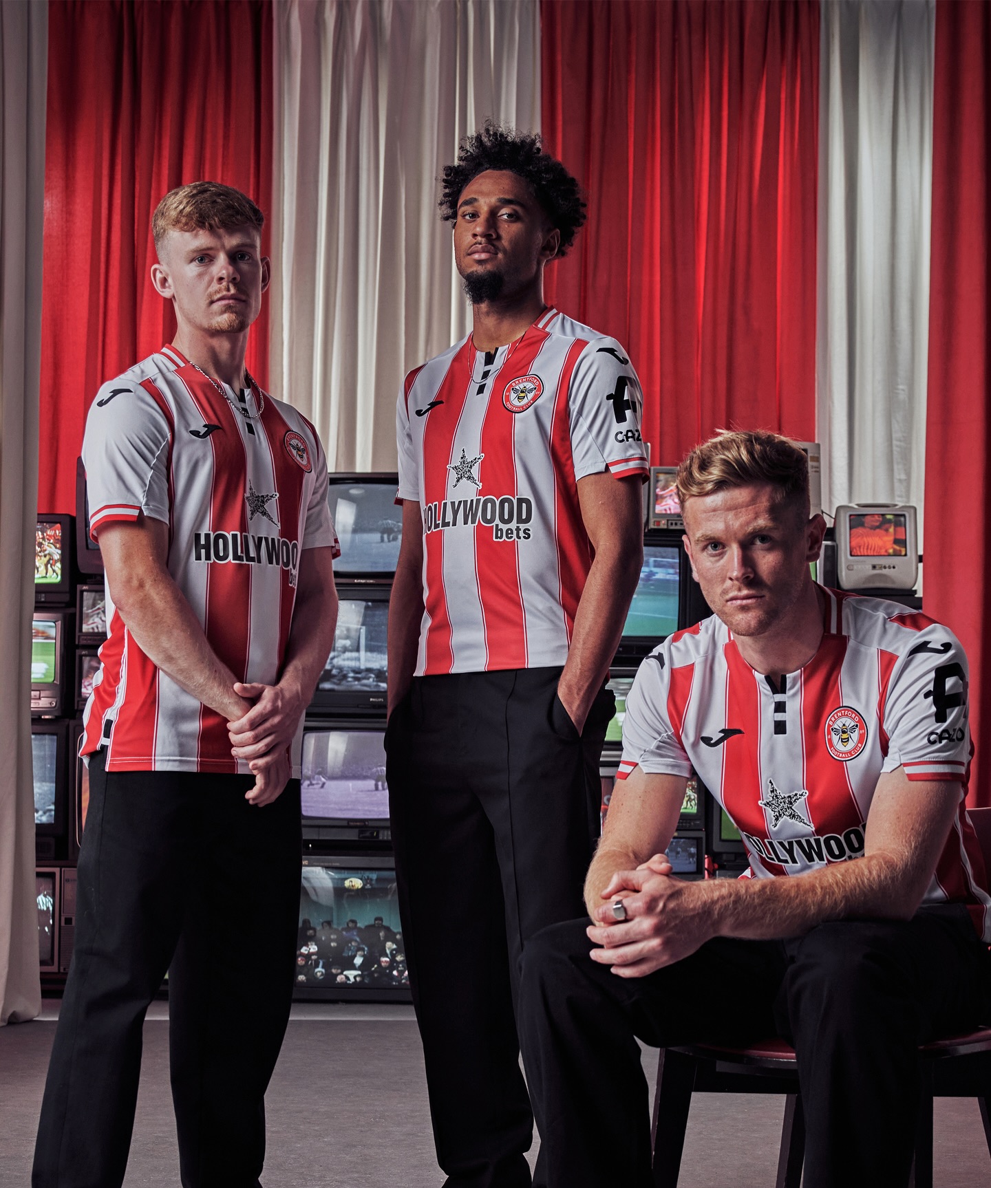 Brentford FC voetbalshirts 2025-2026 ode aan 100 jarig bestaan