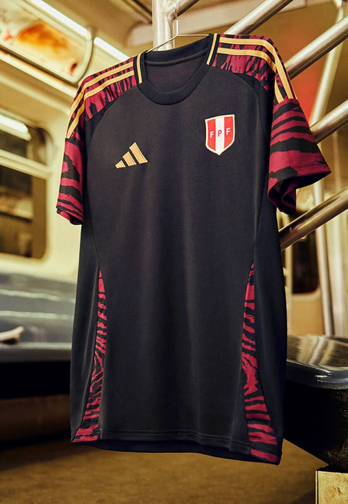 Peru Copa América 2024 voetbalshirts in teken cajon 