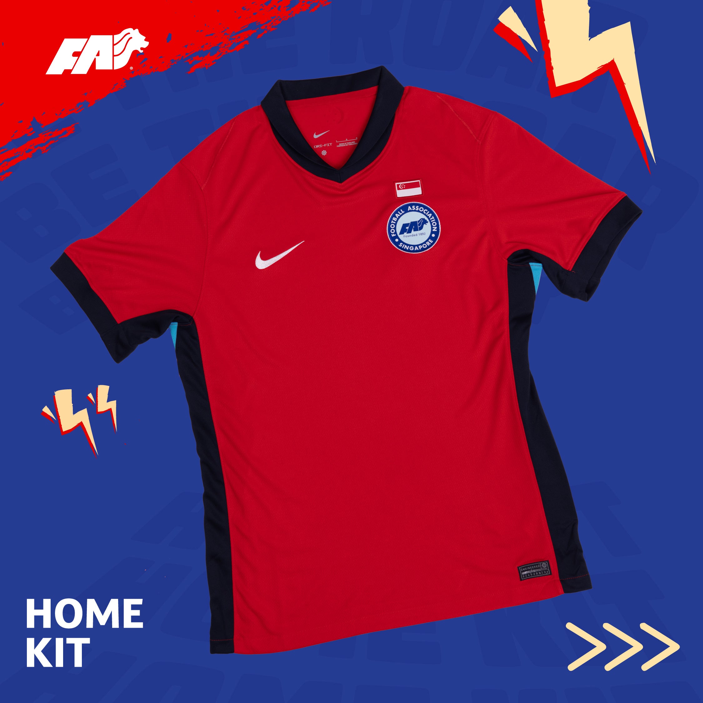 Dit zijn de Singapore voetbalshirts 2024-2025