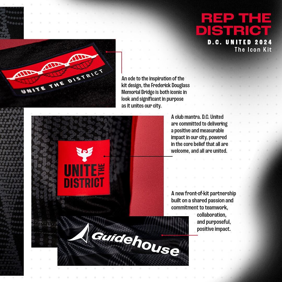 DC United thuisshirt 2024-2025 ode aan iconische brug