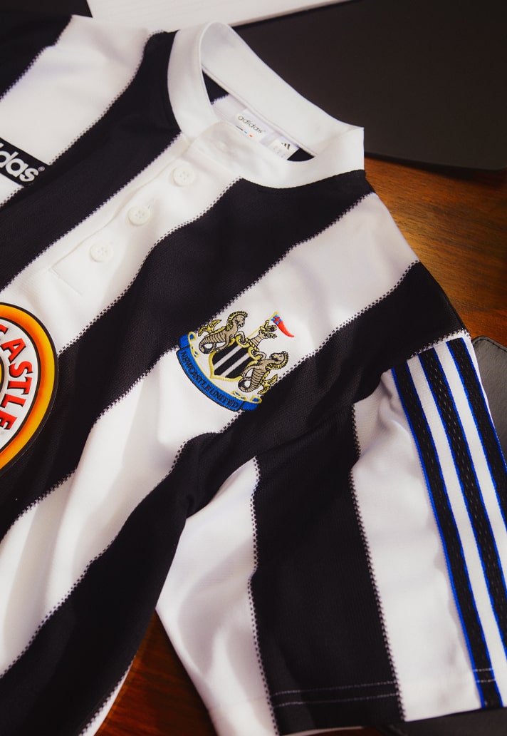 adidas lanceert Newcastle United thuisshirt 1995-1997 opnieuw