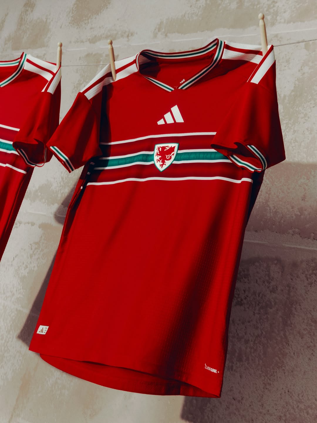 Wales thuisshirt 2026-2027 in geest Cymru!