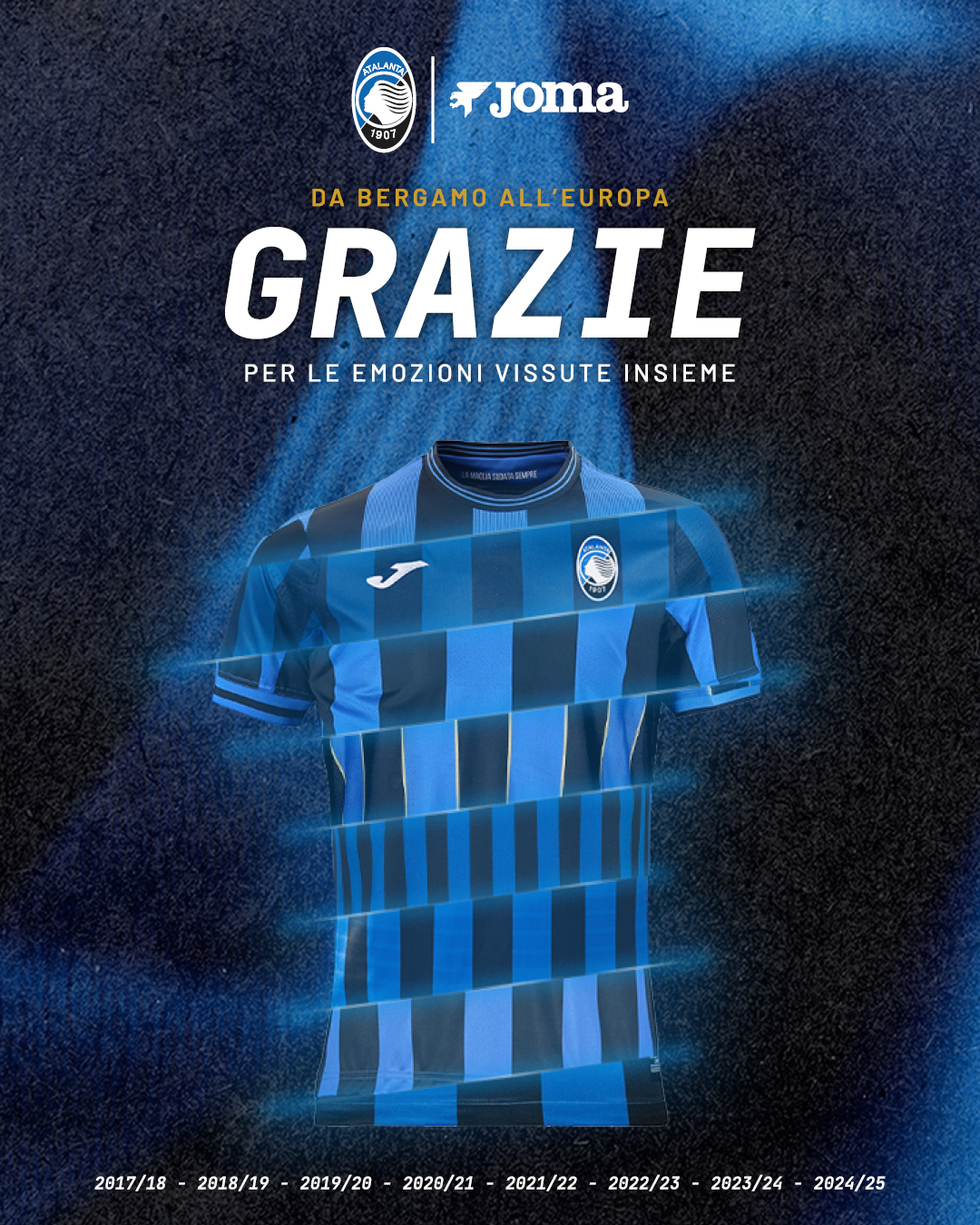 Joma en Atalanta Bergamo beëindigen samenwerking aan einde seizoen