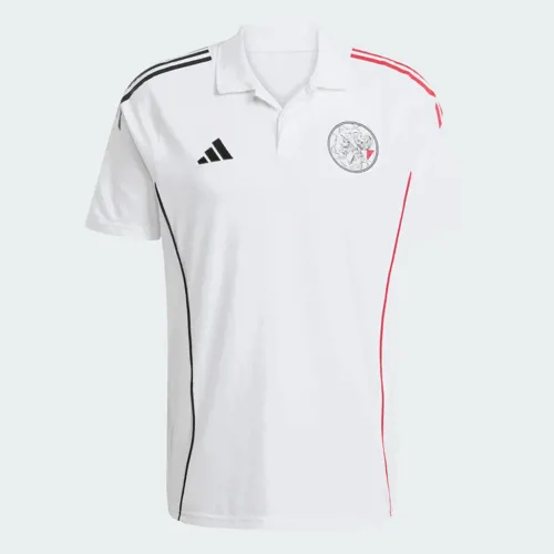 Ajax polo 2025-2026 - Wit/Rood/Zwart