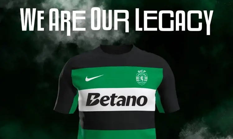 Sporting Lissabon voetbalshirt 2024-2025 eerbetoon aan Stromp en Europa Cup II