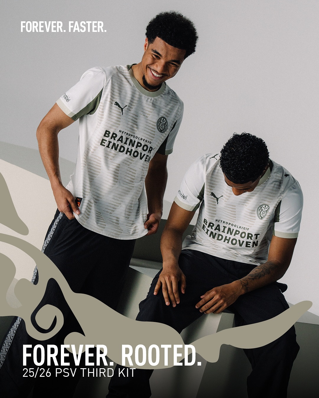 PSV 3e shirt 2025-2026 ode aan oude clublogo en historie!