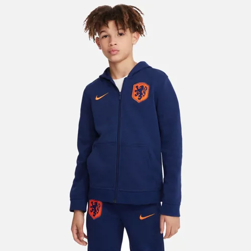 Nederlands Elftal Nike Sportswear vest kinderen 2024-2025 - Blauw