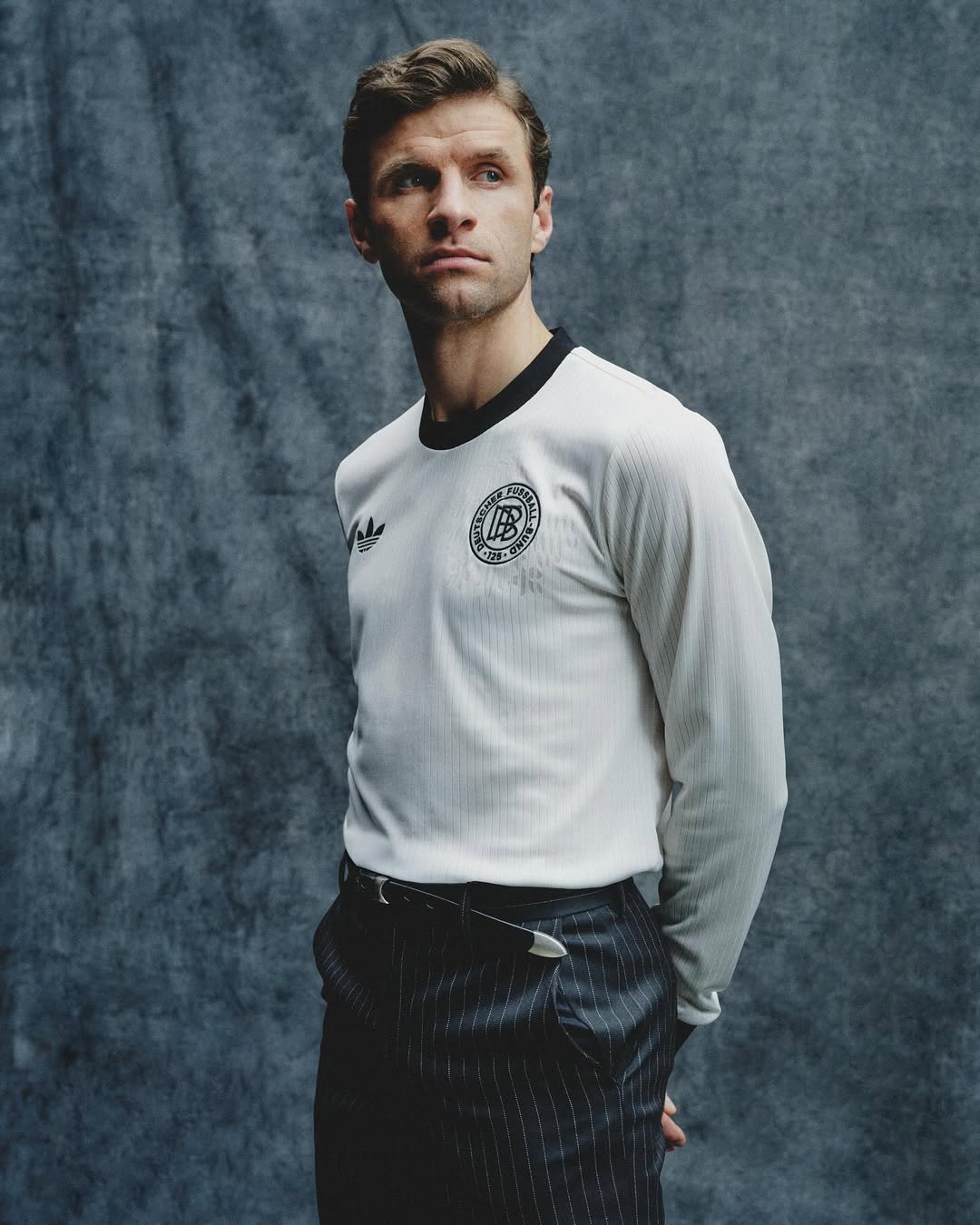 Duitsland voetbalshirt 125 jarig bestaan geïnspireerd door shirt 1974